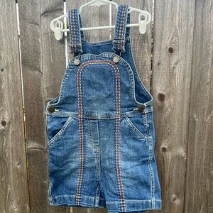 Size 8 rainbow shortall Hanna Andersson